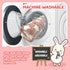 2 Pack 10 13 Inch Bunny Bed - x Rabbit Pee Pads Bedding - Washable and Thickness Upgrade(Pink,M)