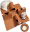 Interactive Cat Tunnel Mat for Indoor Cats, 4-Way Felt Cat Cave with