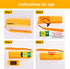 Frienda LED Ultrasonic Dog Trainer Device 3 in 1 - Handheld Training Device to Stop Barking (Yellow)