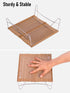 Backpacking iClimb Mini Solo Folding Table Ultralight Compact for Camping Hiking Beach Picnic (Nature - Mini)