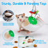 AOWPFVV Rat Enrichment Toys, Rat Foraging Toy for Various Treats, Slow Feeder Hanging Fancy Mice Cage Accessories