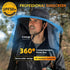 Fishing Hat for Men & Women, Outdoor UV Waterproof Wide Brim Bucket Hat, UPF50+ Sun Hat with Neck Flap