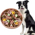 Slow Feeder Dog Bowls for Medium Small Large Breeds, Non-Slip Cat Bowl with Suction Cup, Durable Food-Grade Silicone