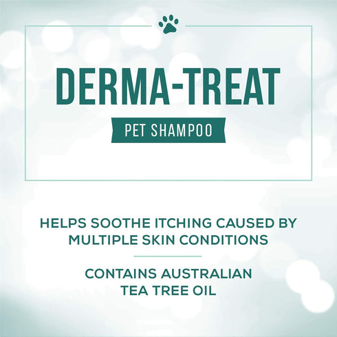 Nature's Specialties Derma-Treat Ultra Concentrated Anti-Microbial Medicated Dog Shampoo for Pets, Makes up to 96 oz,