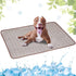 Dog Cooling Mat Washable, Portable Summer Cooling Pad, Ice Silk Self-Cooling Mat for Dog, 21x27in (Coffee)