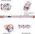 Lionheart Glory American Flag Dog Collar, Heavy Duty Adjustable Patriotic Dog Collar for Small Dogs, Independence Day