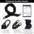 Cord,88-264Pounds 1* PRIOR FITNESS Premium Bungee Cord, Heavy Duty Bungee Fitness Resistance Cord Elastic Rope