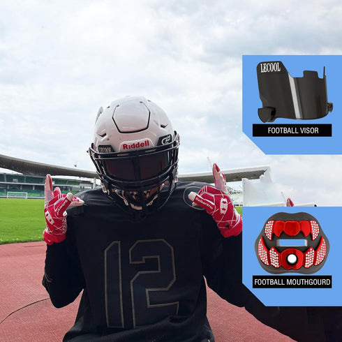 Multi-Color Football Visor - Enhance Your Game, Fits Adult & Youth Football Helmets