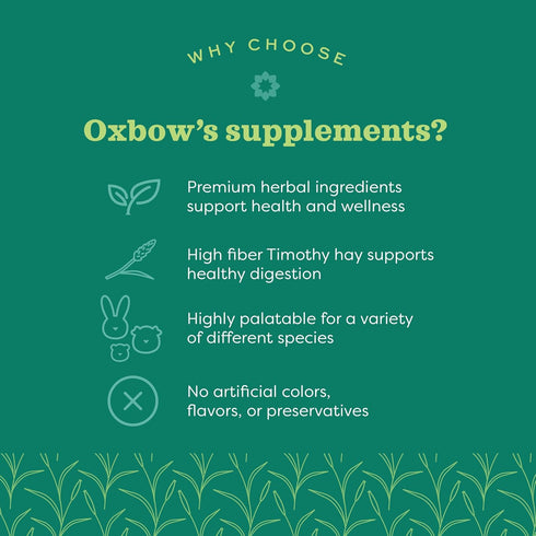 Recommended 4.2 oz Oxbow Natural Science Vitamin C Supplement, Vitamin C & High-Fiber Timothy Hay, Guinea Pig Items