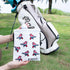 Leather Golf Valuables Pouch with Drawstring Closure, Portable Golf Ball Tee Handbag