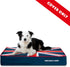 Replacement Outer Cover ONLY for The Dog's Bed, Washable Oxford Fabric, Large 40” x 25” x 6” (Blue)