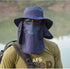 Sun Hat for Men and Women, Summer UV Protection Wide Brim Fishing Hat with Face Cover & Neck for Hiking