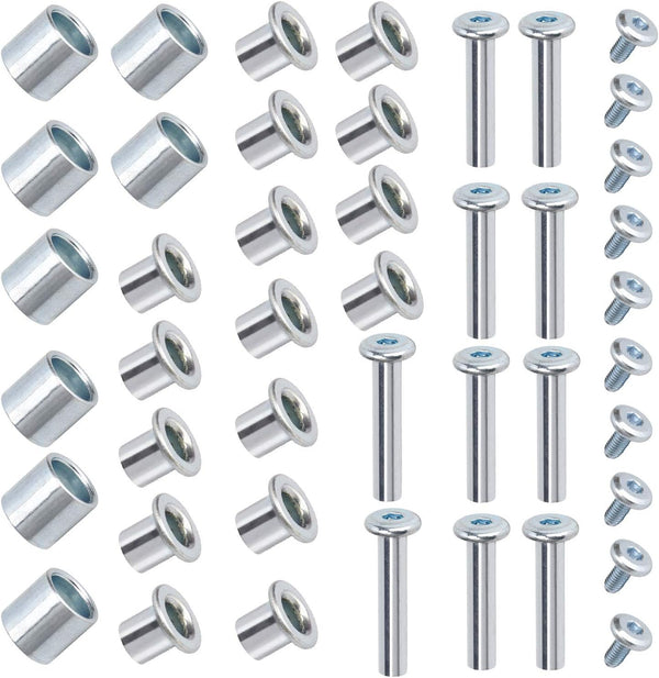 TOBWOLF Inline Skate Axle Spacer Screw Replacement - Aluminum Alloy Rollerblade Skate Wheel Bearing Spacer with Axle &
