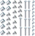 TOBWOLF Inline Skate Axle Spacer Screw Replacement - Aluminum Alloy Rollerblade Skate Wheel Bearing Spacer with Axle &