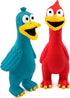 2 Pack CHIWAVA Squawking Latex Dog Toy Chicken Duck Squeeze Squeak Interactive Play for Medium Large Dogs Assorted