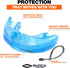 Shock Doctor Adult Mouth Guard for Braces | Comfortable Protection in Blue