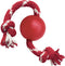 KONG Ball with Rope - Durable Fetch Toy for Easy Throwing, Tug, Playtime & More for Small Dogs