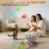 8 BABORUI Cat Toy Disc Launcher, Rechargeable Interactive Cat Fetch Toy Launcher with Flying Discs, Flying Enrichment