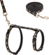 Cat Harness and Leash Set, Escape Proof Adjustable for Outdoor Walking with Safety Buckle for Small Animals