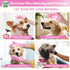 2TRUL 13pcs Dog Brush for Shedding Bath Grooming Kit with Pet Nail Clipper and File - Dog Bath Brush Cat Grooming