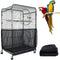ASOCEA Extra Large Bird Cage Cover, Universal Nylon Mesh Seed Catcher Guard for Parrot, Macaw, Lovebird