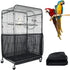 ASOCEA Extra Large Bird Cage Cover, Universal Nylon Mesh Seed Catcher Guard for Parrot, Macaw, Lovebird