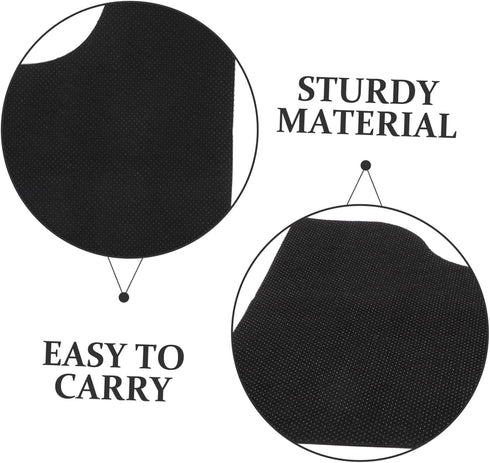 6pcs U-Shaped Toilet Training Pad Washable Potty Training Mats Funny Bathroom Rug Pee Pads for Men Toilet Bowl Mat Easy