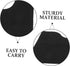 6pcs U-Shaped Toilet Training Pad Washable Potty Training Mats Funny Bathroom Rug Pee Pads for Men Toilet Bowl Mat Easy