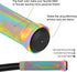 Scooter Grips - Mixed Color MTB & BMX Handlebar Grips, 145mm Soft Grips for Pro Stunt Kick Scooter, Mountain Bike