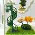 Jumping Spider Enclosure Accessories Fun Spinning Stairs, Jumping Spider Climbing Toy with Magnetic Mount for Jumping