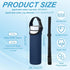 2pcs 15.5-20oz 2 uxcell Neoprene Water Bottle Sleeve, Insulated Water Glass Bottle Carrier Bag Collapsible Drink Bottle