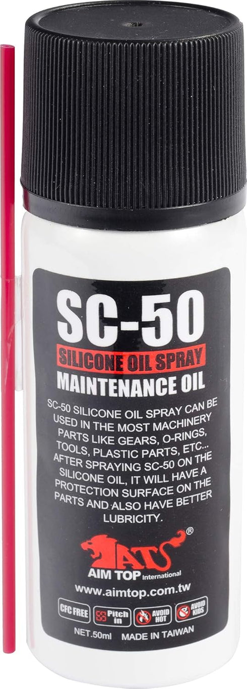 Evike - AIM All Purpose Silicone Lubricant Oil Spray for Airsoft/Firearm (Qty: