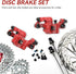MTB Disc Brake Set, 1 Set Disc Brake Kit for Mountain Bike, Road Bike, BMX
