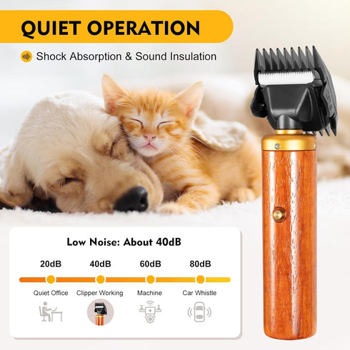 8000RPM 55W Dog Electric Sheep Goat Shears Clippers for Grooming for Thick Coat High Power Rechargeable Dog Shaver Dog