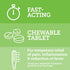 Canine Aspirin for Dogs | Fast Pain Relief | Small to Medium Dogs | Liver Flavor | 75 Chewable Tablets