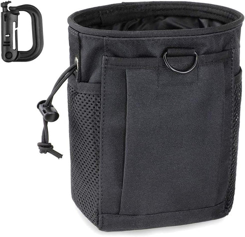 LIVANS Tactical Molle Dump Pouch, Adjustable Magazine Recovery Pouch for Airsoft Paintball Hunting Gear