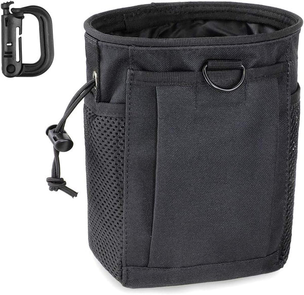 LIVANS Tactical Molle Dump Pouch, Adjustable Magazine Recovery Pouch for Airsoft Paintball Hunting Gear