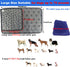 Pet Heating Pad for Large Dog Cat, Heated Bed 34" x 21", Soft Washable Cover, Electric Heating Pad