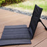Extra large folding camping backrest with cup holder,Lightweight portable outdoor large chair for beach, park, lawn