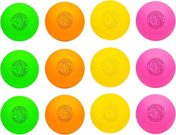 Signature Lacrosse Ball Set - Packs of 2, 4, 8, 12, and