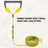 SELEWARE Water Ski Rope, Soft Rubber Handle with 2 Floats, 2 Section Boat Tow Rope, 4000 lbs Capacity