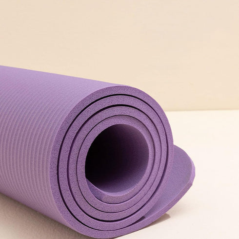 Generic 1/5" Yoga Mat for Men & Women, Non-Slip Anti-Tear High Density Extra Thick Exercise Mats with Carrying
