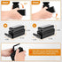 2 2/5"-3/5" hygger Magnetic Fish Tank Cleaner, Aquarium Glass Cleaner with Detachable Algae Scraper Blade, Floating