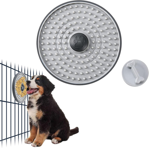 Avont Lick Mat for Dogs Cats, Cat Dog Crate Lick Mat Slow