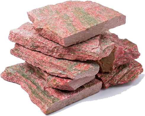Generic HAELFMRI 20 Lbs Natural Grey Slate Stones - Craggy Layered Rocks for