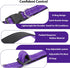 Reflective Dog Collar, Padded Soft Neoprene Breathable Quick Release Basic Collars for Medium Dogs, Purple Girl