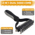 Dog Brush for Shedding, 6 PCS Pet Slicker Hair Brush Kit with Organizer Bag for Dogs and Cats, Grey