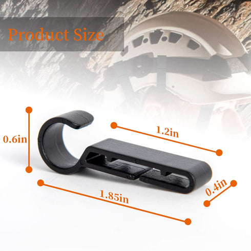 Headlamp Clips Hook, Hard Hat Light Clips, Hardhat Headlamp Accessory