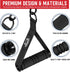 Heavy Duty Exercise Handles for Cable Machine Attachment, Grip Gym Equipment (Set of 2)