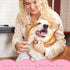 WIKLOO Trimmers, Dog Paw Cat Paw Clippers Low Noise Cordless Electric Mini Pet Clippers for Small & Medium Pets (Pink)
